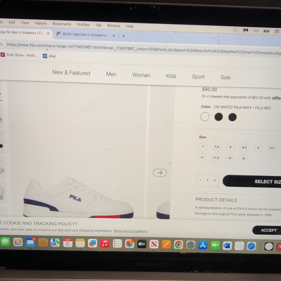 Fila Men Sneakers EUC - Picture 5 of 6